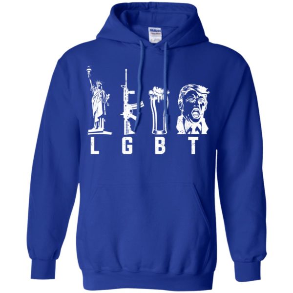 Liberty Guns Beer Trump Funny LGBT Shirt