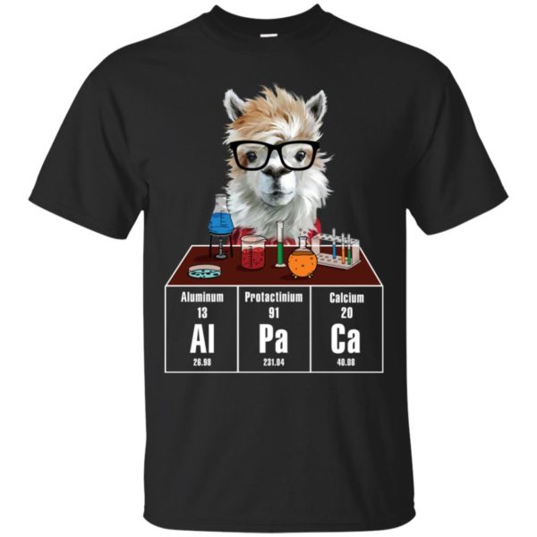 Chemistry Alpaca Cute Llama Science Teacher Shirt