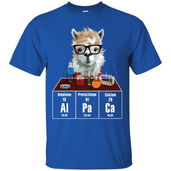 Chemistry Alpaca Cute Llama Science Teacher Shirt