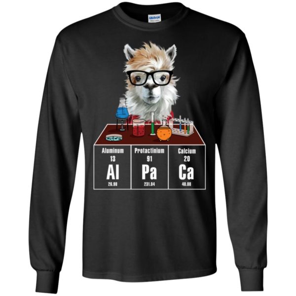 Chemistry Alpaca Cute Llama Science Teacher Shirt