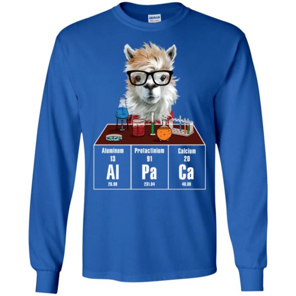 Chemistry Alpaca Cute Llama Science Teacher Shirt