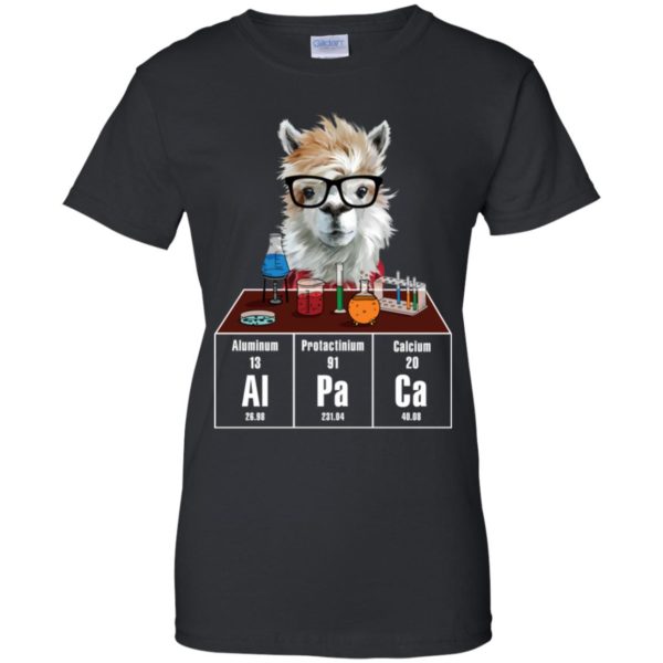 Chemistry Alpaca Cute Llama Science Teacher Shirt