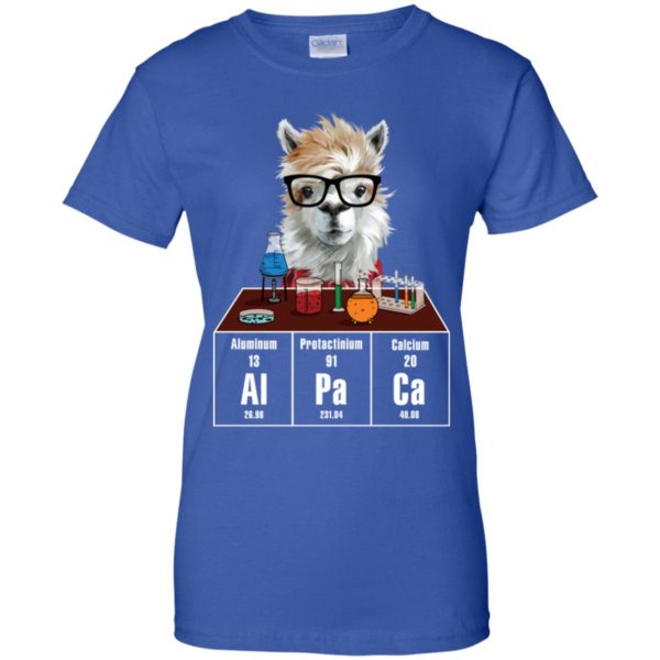 Chemistry Alpaca Cute Llama Science Teacher Shirt