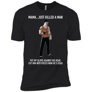 Freddie Mercury Krueger Mama Just Killed A Man Shirt image Freddie Mercury Krueger Mama Just Killed A Man Shirt