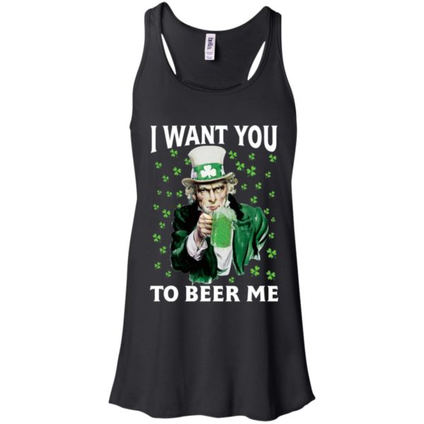 Unlce Sam I Want You to Beer Me St. Patrick's Day Shirt