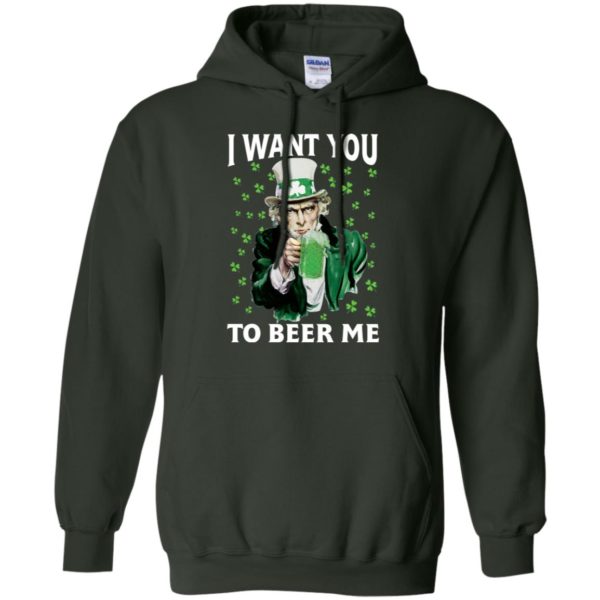 Unlce Sam I Want You to Beer Me St. Patrick's Day Shirt