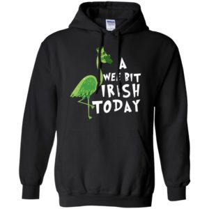 A Wee Bit Irish Today Flamingo St. Patrick's Day Shirt image A Wee Bit Irish Today Flamingo St. Patrick's Day Shirt