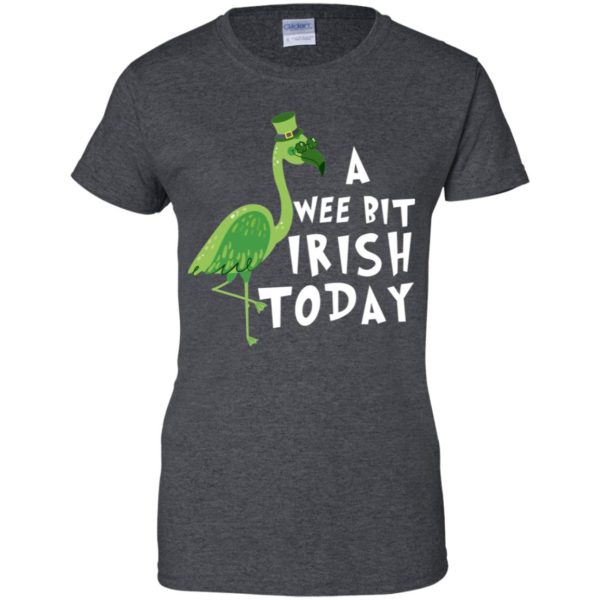 A Wee Bit Irish Today Flamingo St. Patrick's Day Shirt