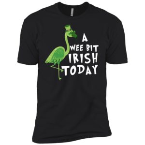 A Wee Bit Irish Today Flamingo St. Patrick's Day Shirt image A Wee Bit Irish Today Flamingo St. Patrick's Day Shirt