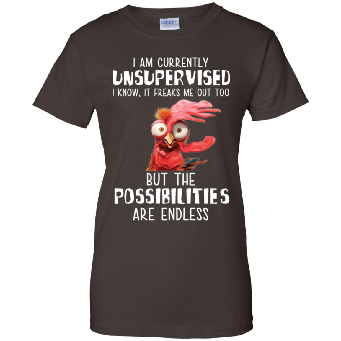 I Am Currently Unsupervised. I Know, It Freaks Me Out Too Shirt image I Am Currently Unsupervised. I Know, It Freaks Me Out Too Shirt