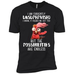 I Am Currently Unsupervised. I Know, It Freaks Me Out Too Shirt image I Am Currently Unsupervised. I Know, It Freaks Me Out Too Shirt