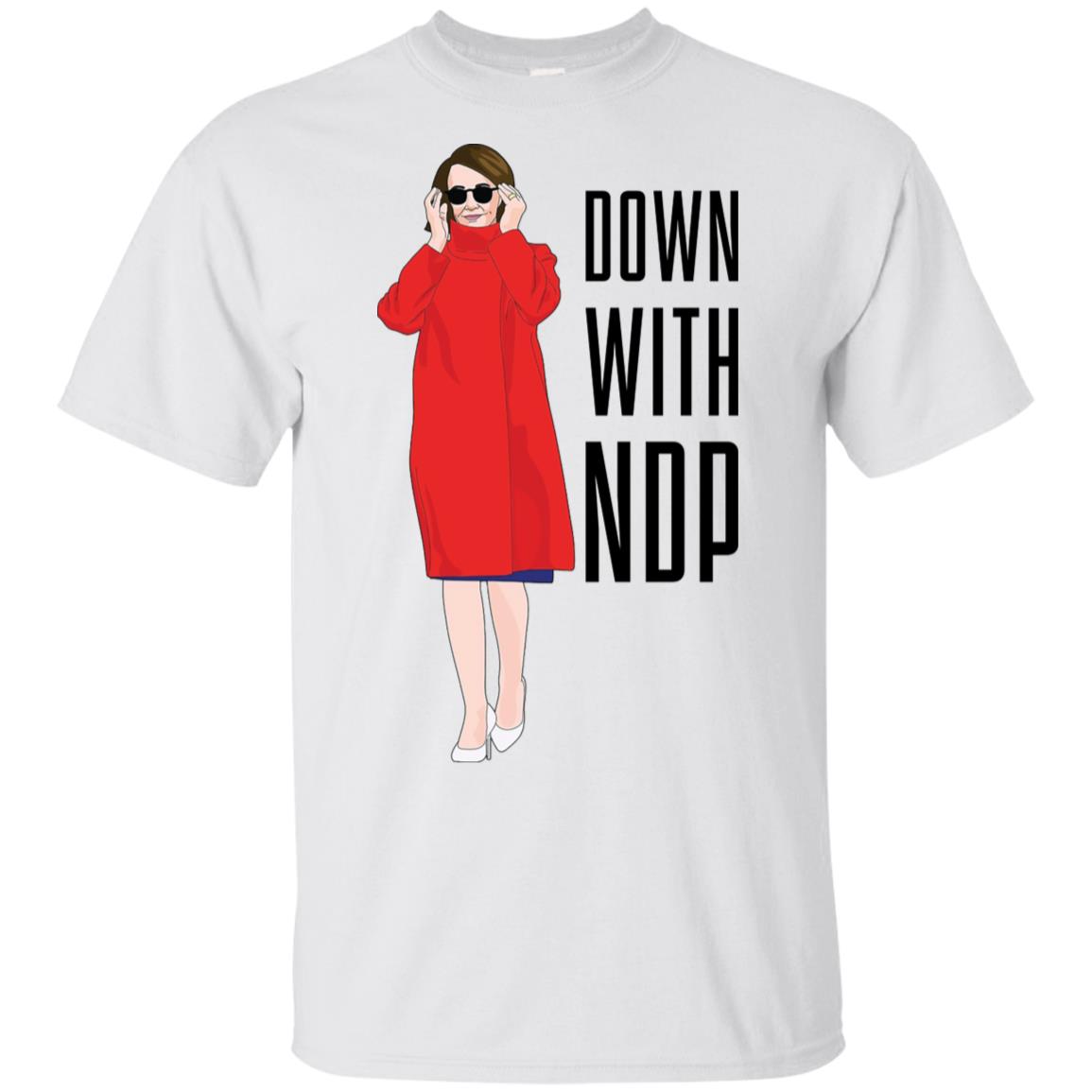 Nancy Pelosi Down With NDP Shirt image Nancy Pelosi Down With NDP Shirt