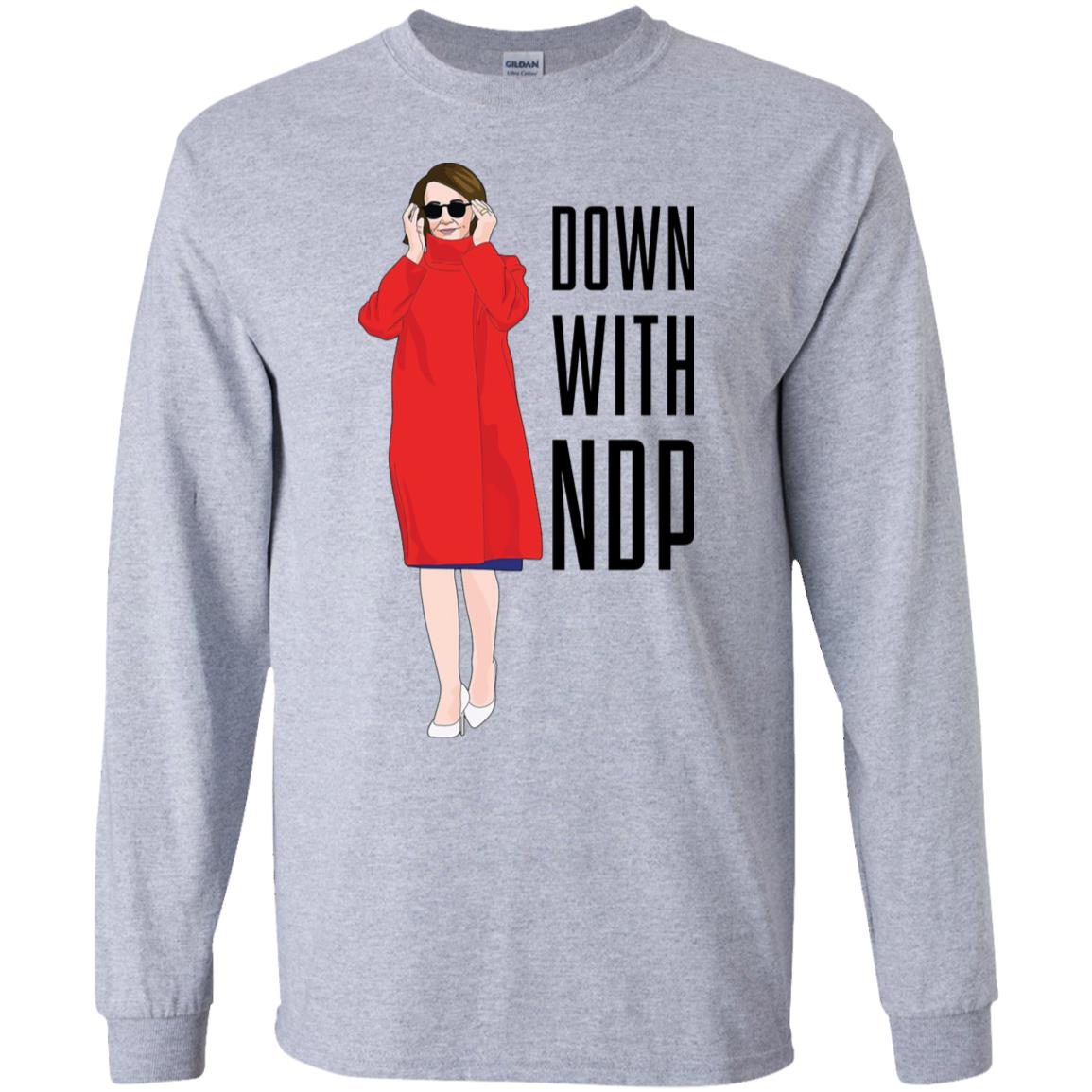 Nancy Pelosi Down With NDP Shirt image Nancy Pelosi Down With NDP Shirt