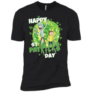 Rick And Morty Happy St. Patrick's Day Shirt image Rick And Morty Happy St. Patrick's Day Shirt