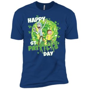 Rick And Morty Happy St. Patrick's Day Shirt image Rick And Morty Happy St. Patrick's Day Shirt