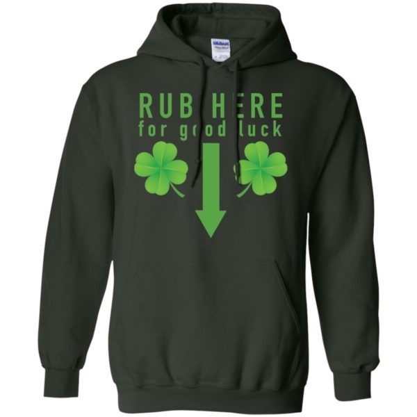 Rub Here for Good Luck Naughty St Patricks Day Shirt