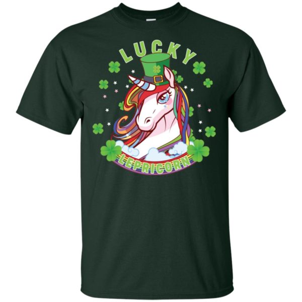 St Patrick's Day Lucky Lepricorn Unicorn Leprechaun Shirt