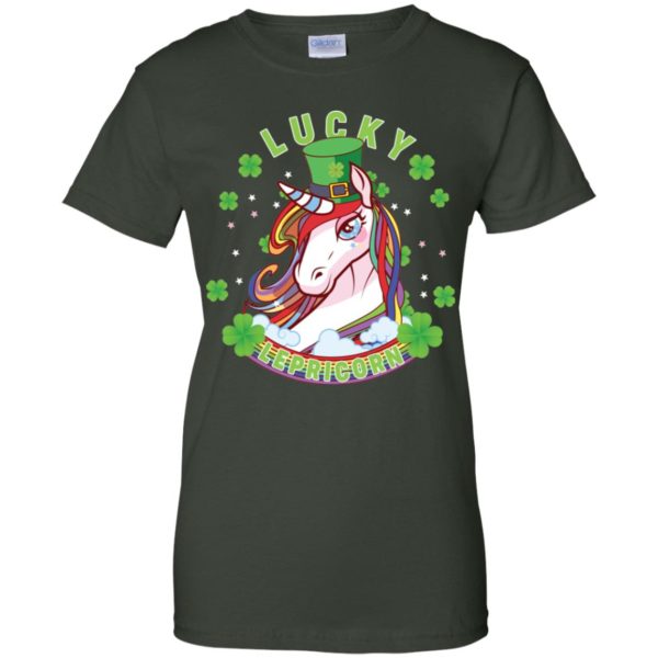 St Patrick's Day Lucky Lepricorn Unicorn Leprechaun Shirt