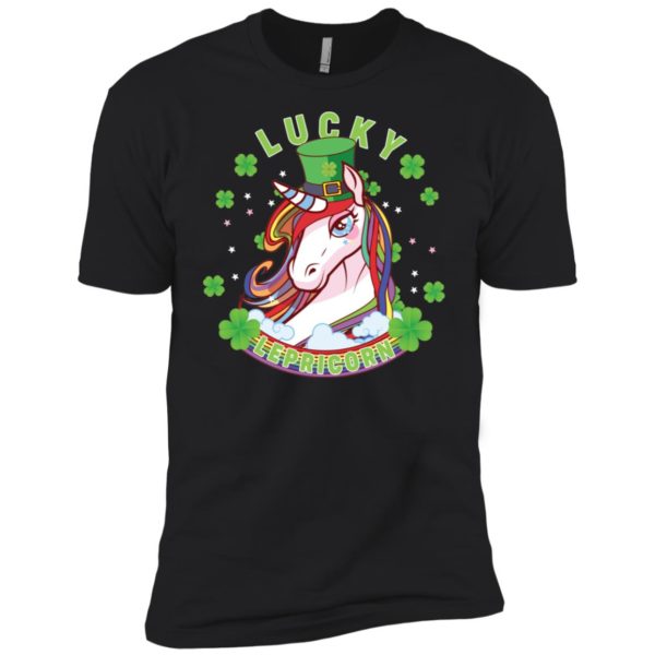 St Patrick's Day Lucky Lepricorn Unicorn Leprechaun Shirt