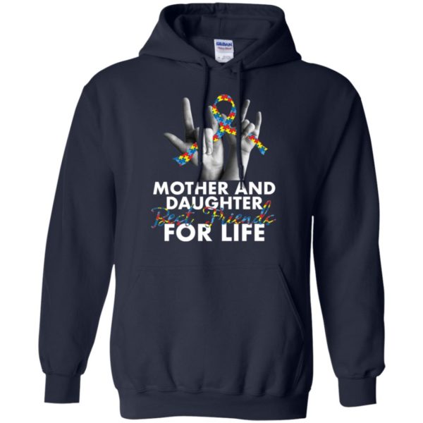 Mother And Daughter Best Friends For Life Autism Shirt