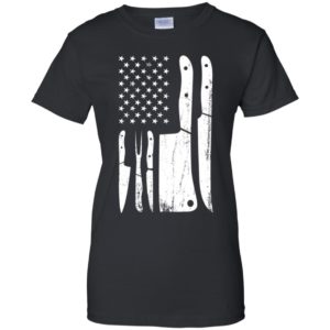 Chef Knife US Flag Shirt