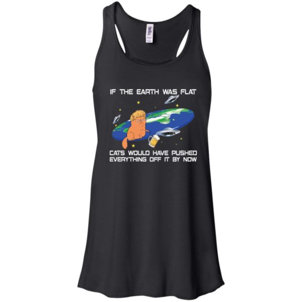 Funny Flat Earth Cat Joke Shirt