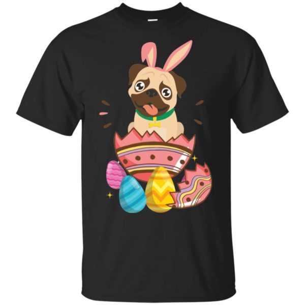 Pugs Bunny Funny Easter Pug Shirt