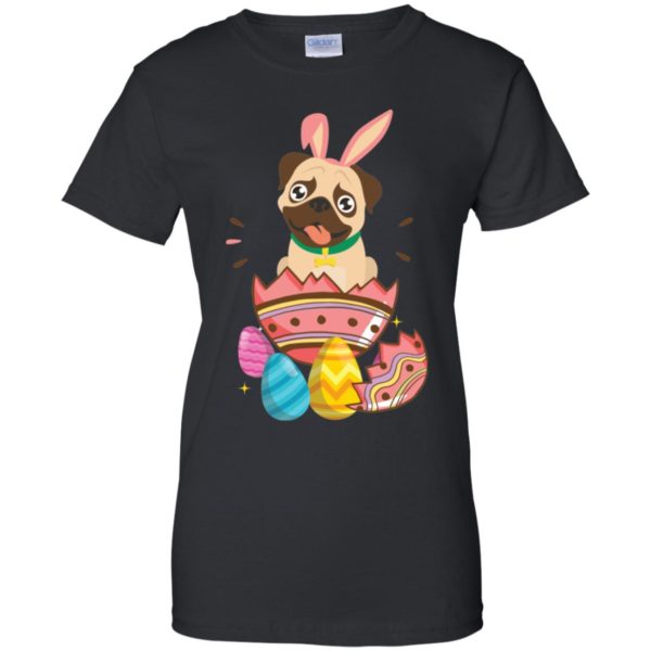 Pugs Bunny Funny Easter Pug Shirt