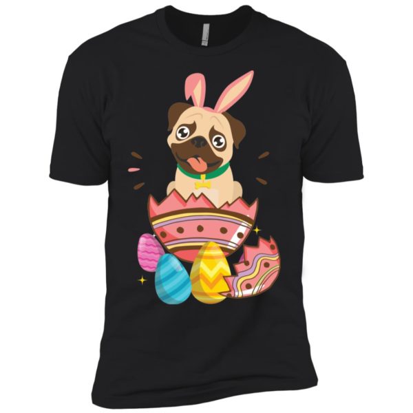 Pugs Bunny Funny Easter Pug Shirt