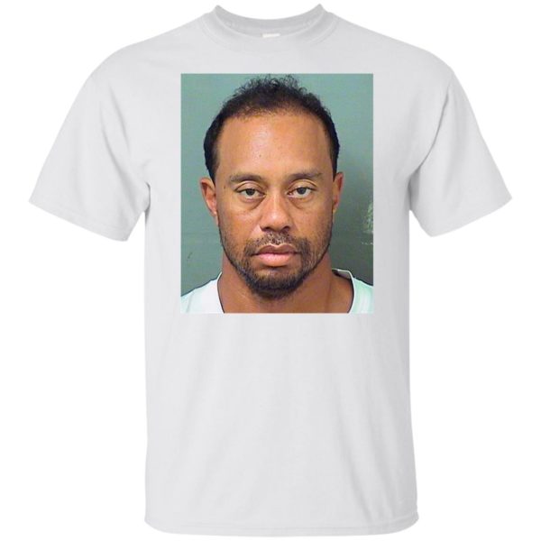 Tiger Woods Mugshot Shirt