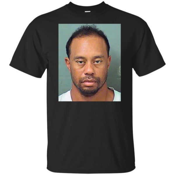 Tiger Woods Mugshot Shirt