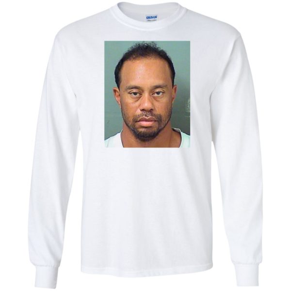 Tiger Woods Mugshot Shirt