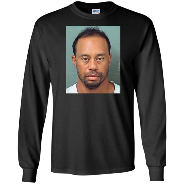 Tiger Woods Mugshot Shirt