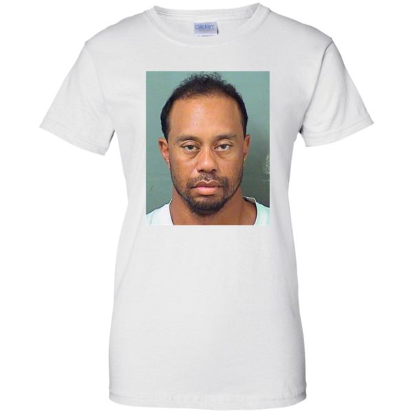 Tiger Woods Mugshot Shirt