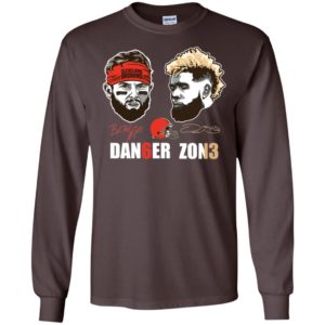 Baker Mayfield and Odell Beckham JR Danger Zone Shirt image Baker Mayfield and Odell Beckham JR Danger Zone Shirt