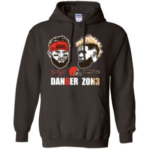 Baker Mayfield and Odell Beckham JR Danger Zone Shirt image Baker Mayfield and Odell Beckham JR Danger Zone Shirt