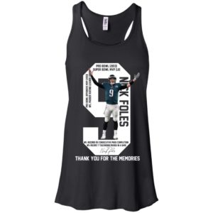 Thank You For The Memories 9 Nick Foles Eagles Shirt