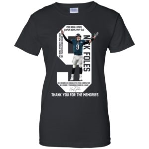 Thank You For The Memories 9 Nick Foles Eagles Shirt
