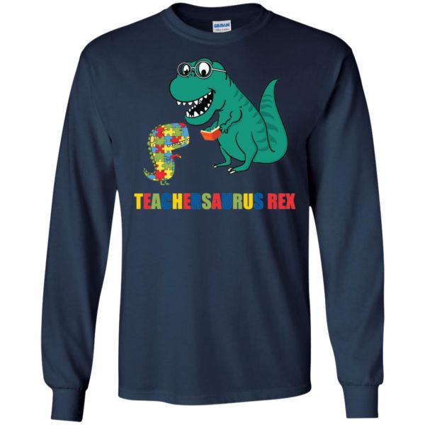 Autism Teacher Dinosaur Teachersaurus Rex Shirt