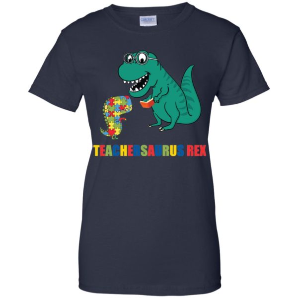 Autism Teacher Dinosaur Teachersaurus Rex Shirt