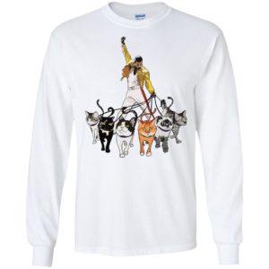 The Singer Freddie Mercury With His Cats Shirt
