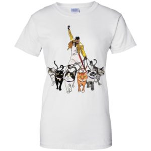 The Singer Freddie Mercury With His Cats Shirt