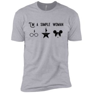 I’m A Simple Woman Love Harry Potter Hamilton And Disney Shirt image I’m A Simple Woman Love Harry Potter Hamilton And Disney Shirt