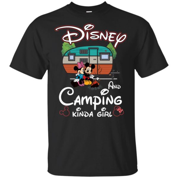 Mickey and Minnie Disney And Camping Kinda Girl Shirt