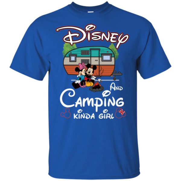 Mickey and Minnie Disney And Camping Kinda Girl Shirt