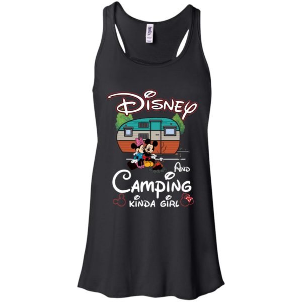 Mickey and Minnie Disney And Camping Kinda Girl Shirt