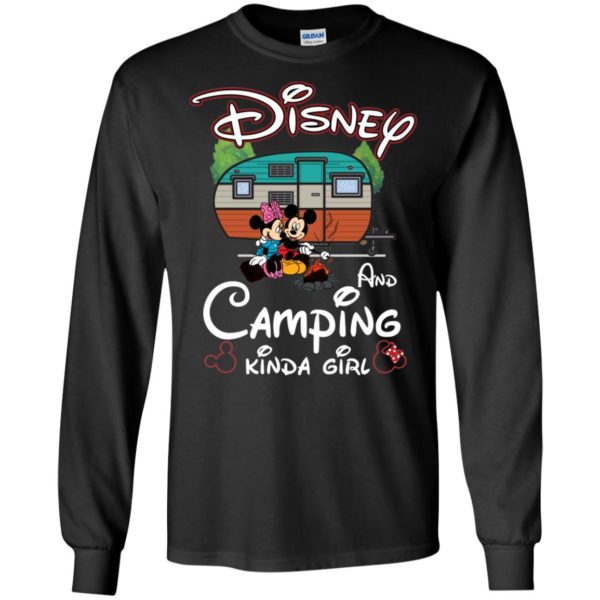 Mickey and Minnie Disney And Camping Kinda Girl Shirt