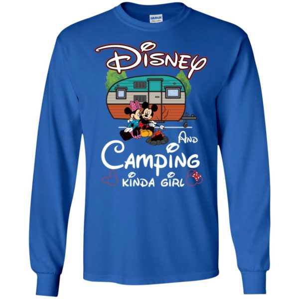 Mickey and Minnie Disney And Camping Kinda Girl Shirt