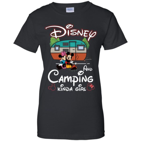 Mickey and Minnie Disney And Camping Kinda Girl Shirt