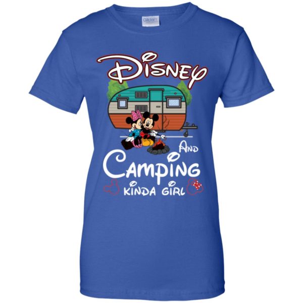 Mickey and Minnie Disney And Camping Kinda Girl Shirt